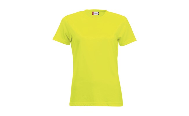 Classic dames t-shirt - geel